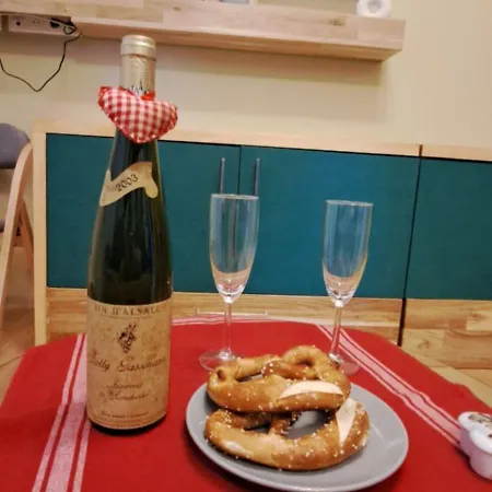 Apartament Le Nid Douillet - Parking, Borne Ve Et Fibre Bergheim